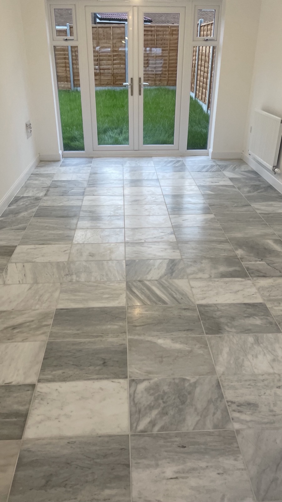 Natural stone tiling
